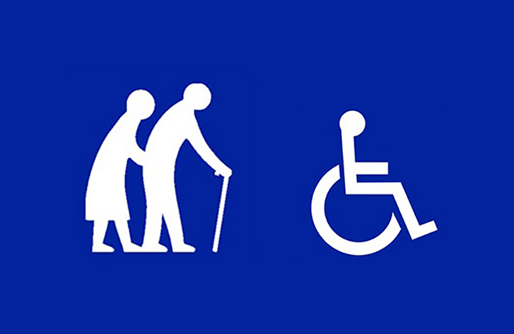 Senior and PWD signage